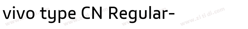 vivo type CN Regular字体转换 vivo type CN Regular字体转换